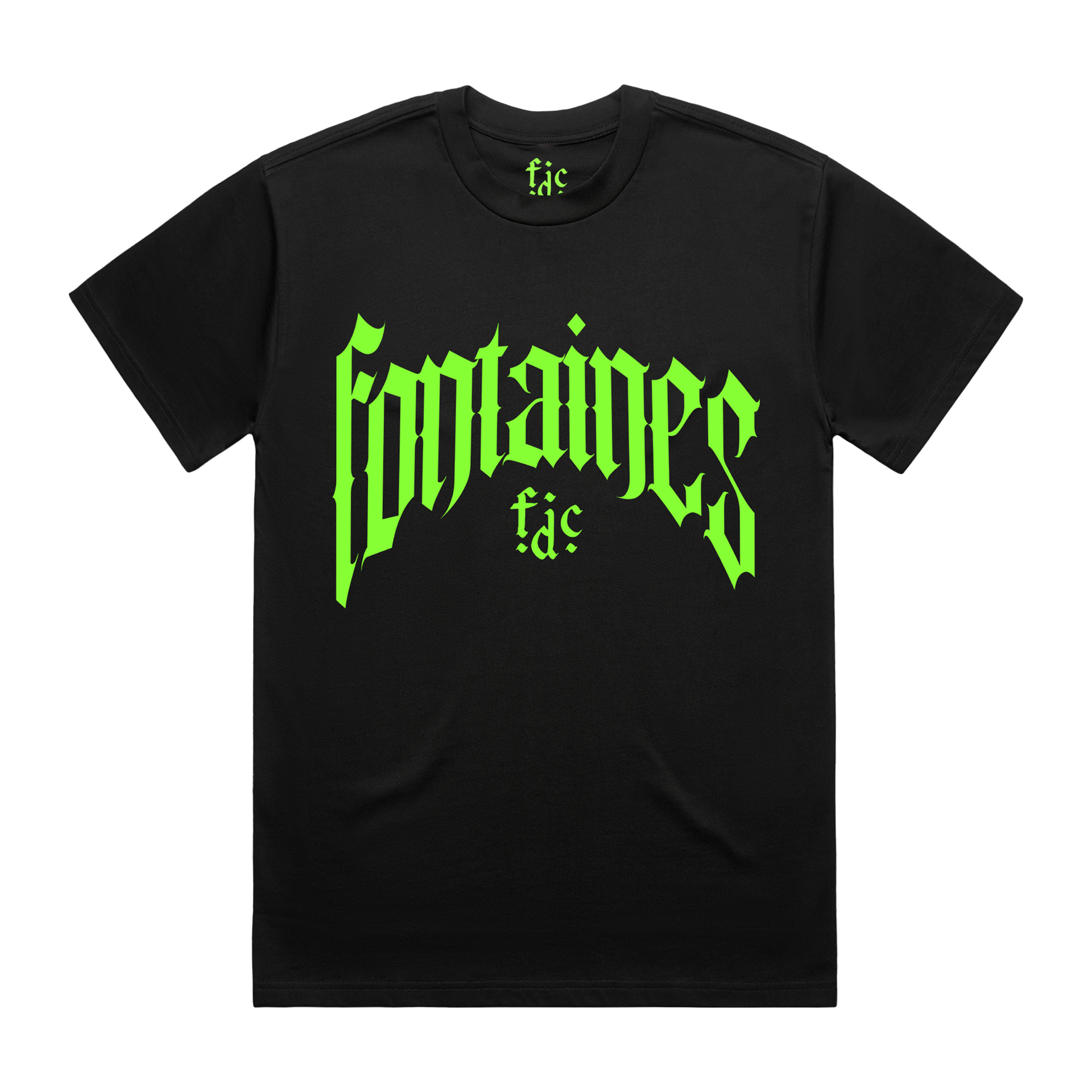 Fontaines D.C. USA & Canada Tour Black T-shirt | Fontaines DC (US