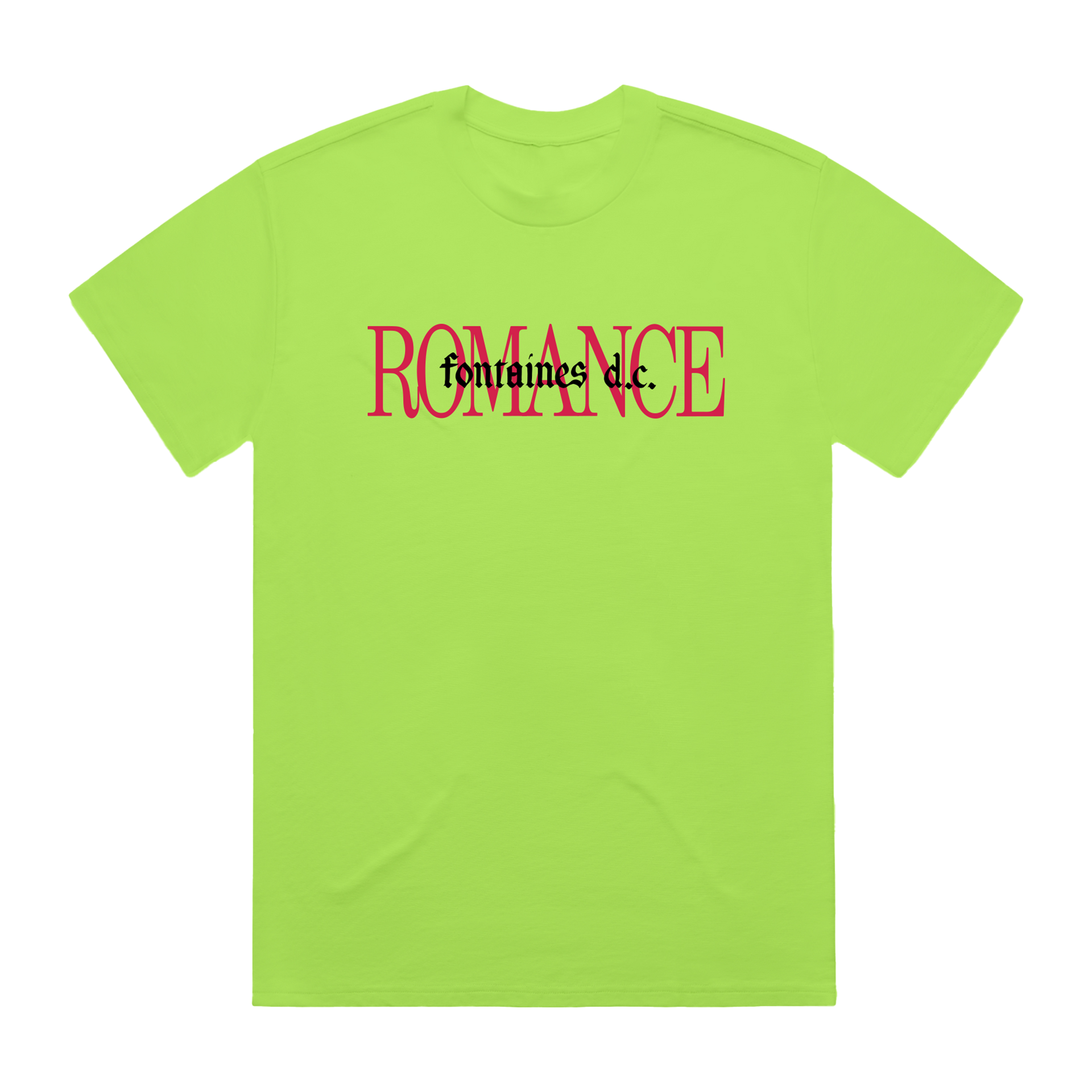 Romance (Lime Green) T-shirt | Fontaines DC (US) | Official Store Romance (Lime Green) T-shirt | Fontaines DC (US) | Official Store