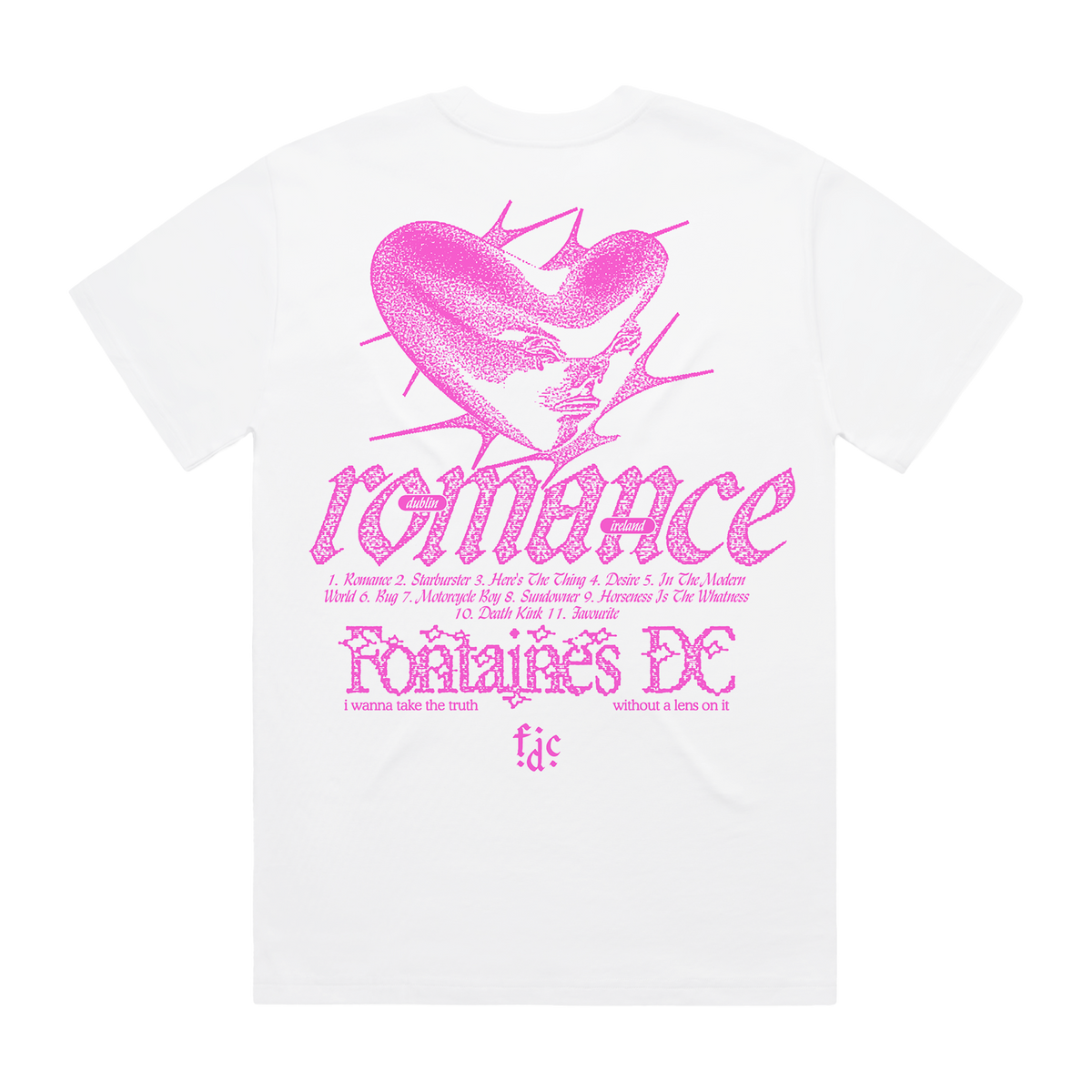Romance Tracklist | White T-Shirt