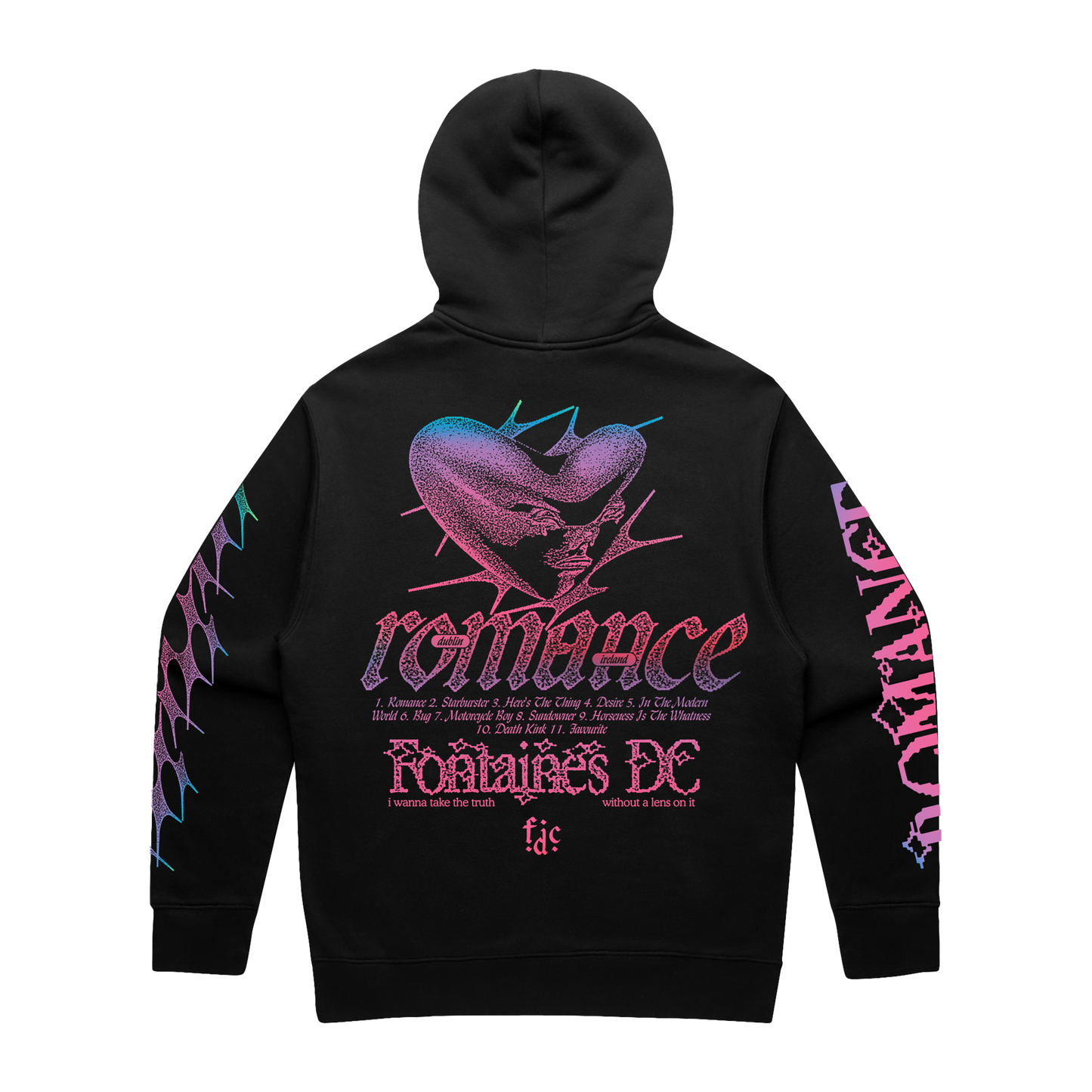 Romance Tracklist Black Hoodie