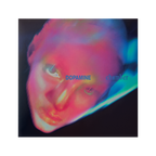 Album cover for 'Dopamine Chamber' featuring a distorted, colorful neon portrait of a face on a dark background.